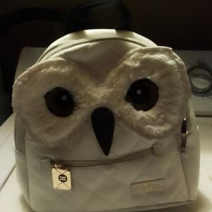 Harry Potter Wizarding Word Hedwig White Owl Backpack 12" X 11"